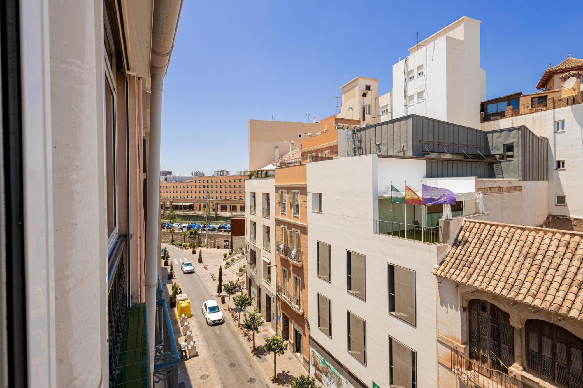 말라가 C103 - Sunny Terrace, Old Town Views 아파트 외부 사진